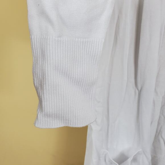 Isaac Mizrahi Liz White Cardigan Women's Size XS - Picture 5 of 9